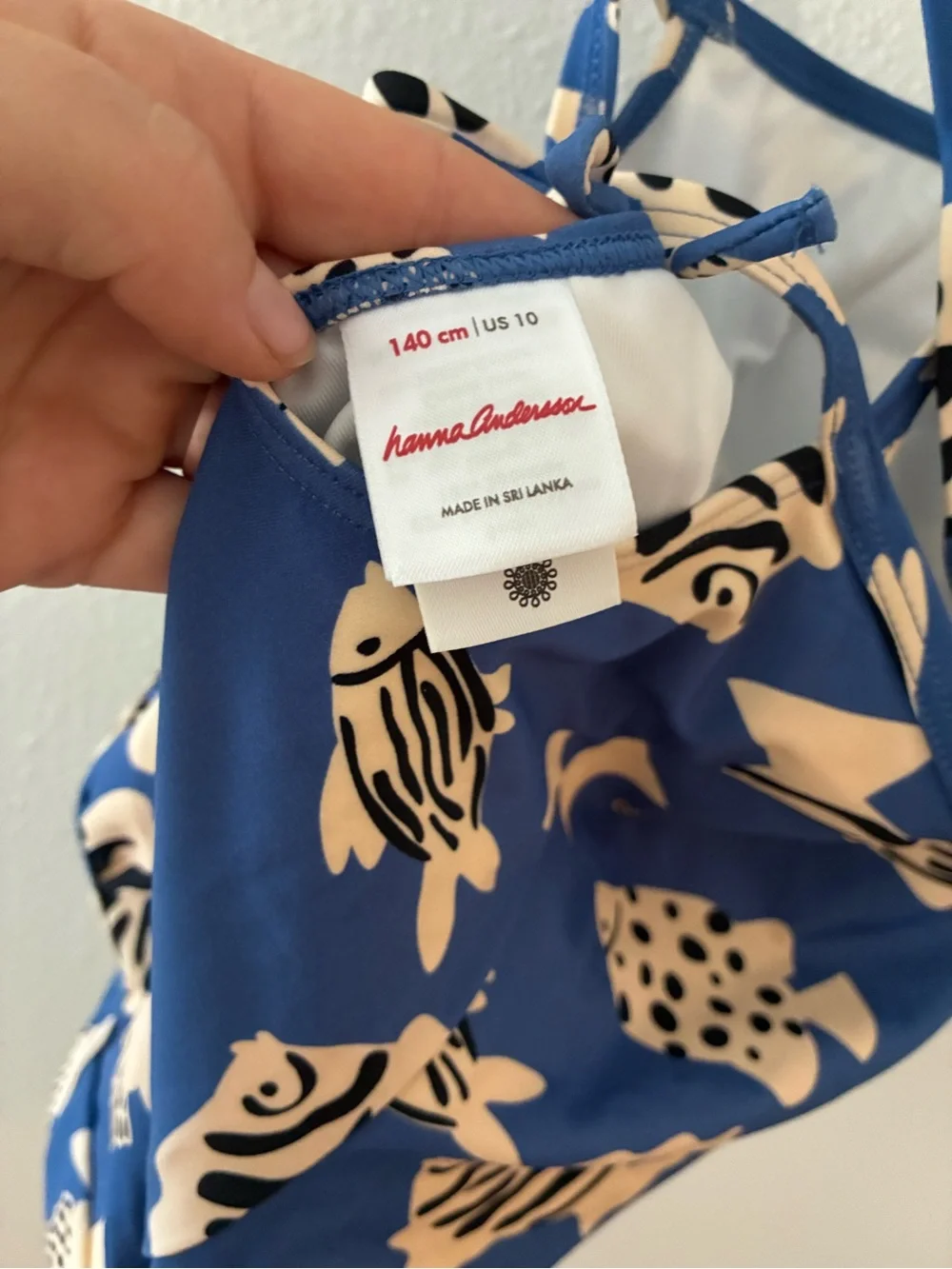 Hanna Andersson One Piece Swimsuit in Blue